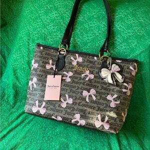 Juicy Couture Pink Bow Pattern Tote bag
